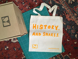 Tote Bag - History. And Snakes.